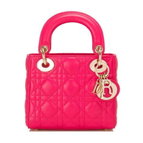 dior pink bag lady bag|mini lady dior velvet bag.